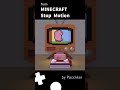 RETRO GAMES (Minecraft Stop Motion) #shorts