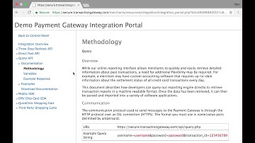 Payment Gateway API Integration Documentation