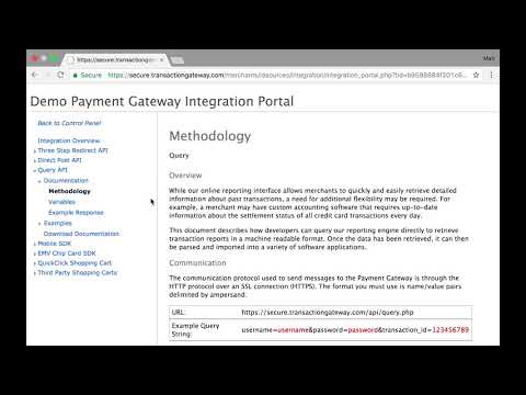 Payment Gateway API Integration Documentation