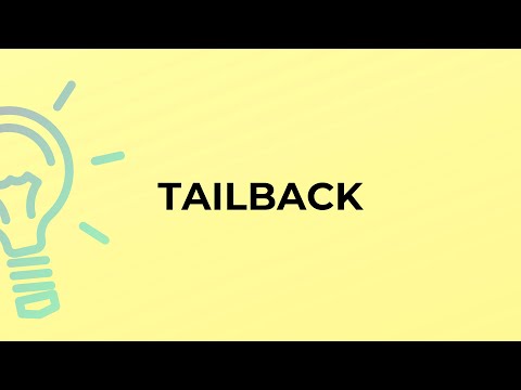 Vídeo: Tailback é uma palavra americana?