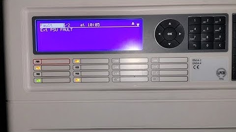 How To EXT PSU Fault Cleared Honeywell Fire Control Panel Programming || Honeywell Fire Alarm System