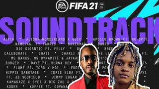 Koffe & Govana List for fifa 21 Soundtrack