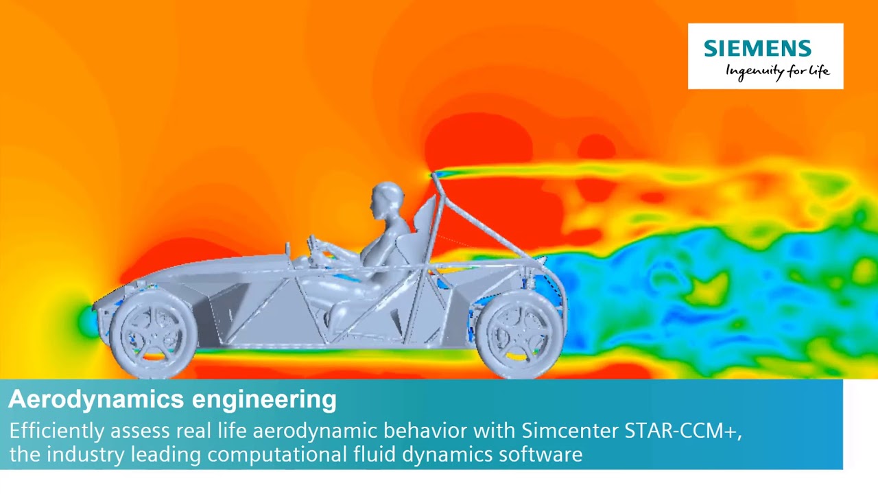 Simcenter Star-CCM+ for Aerodynamics Management - YouTube