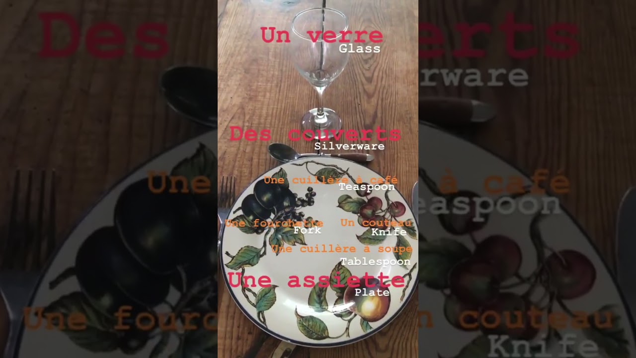 Some French vocabulary in the house, part 2! 🏠 🍽️ ☕️ 🇫🇷