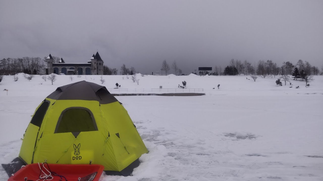 【北海道わかさぎ釣り】砂川オアシスパーク初戦、開幕直後で絶好調🤩　探索時の意気消沈から突然時速200匹超えで大爆釣🎉