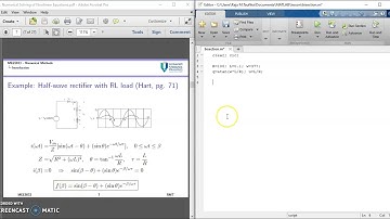 Root finding using Bisection method with Matlab (Part 1)