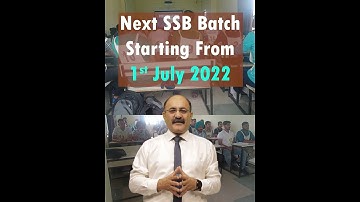 SSB New Batch Announcement by Col Amardeep Singh SM(R) | NDA SSB Batch | CDS SSB Batch