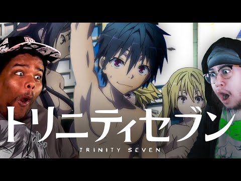 Trinity Seven Movie 1: Eternity Library to Alchemic Girl GROUP REACTION