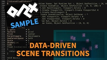 Orx Sample #3: Data-Driven Scene Transitions