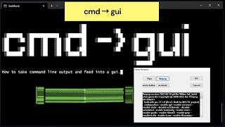 Create GUI wrappers on top of Command Line Programs - SwiftForth