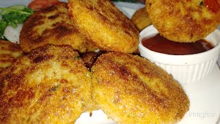 Easy Potato Snacks|Aloo Kay Kabab Recipe|Potato Nuggets Recipe|Chicken Resha Kabab Bnanay Ka Triqa 