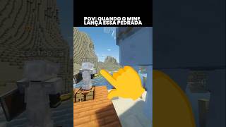 POV: O Minecraft decide lançar uma pedrada #shorts #minecraft #meme