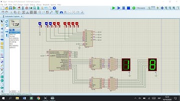 Circuito con función suma y resta con PIC16F88