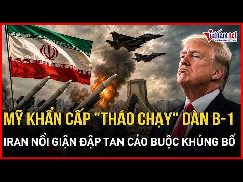 President Trump reveals: US urgently "flees" B-1 fleet from UK, Iran enraged, refutes terrorism a...