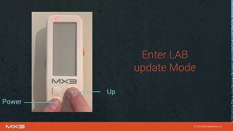 MX3 Training - Firmware Update