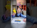 Mom teaches children to draw rainbows#Short #Officer Rabbit #angel