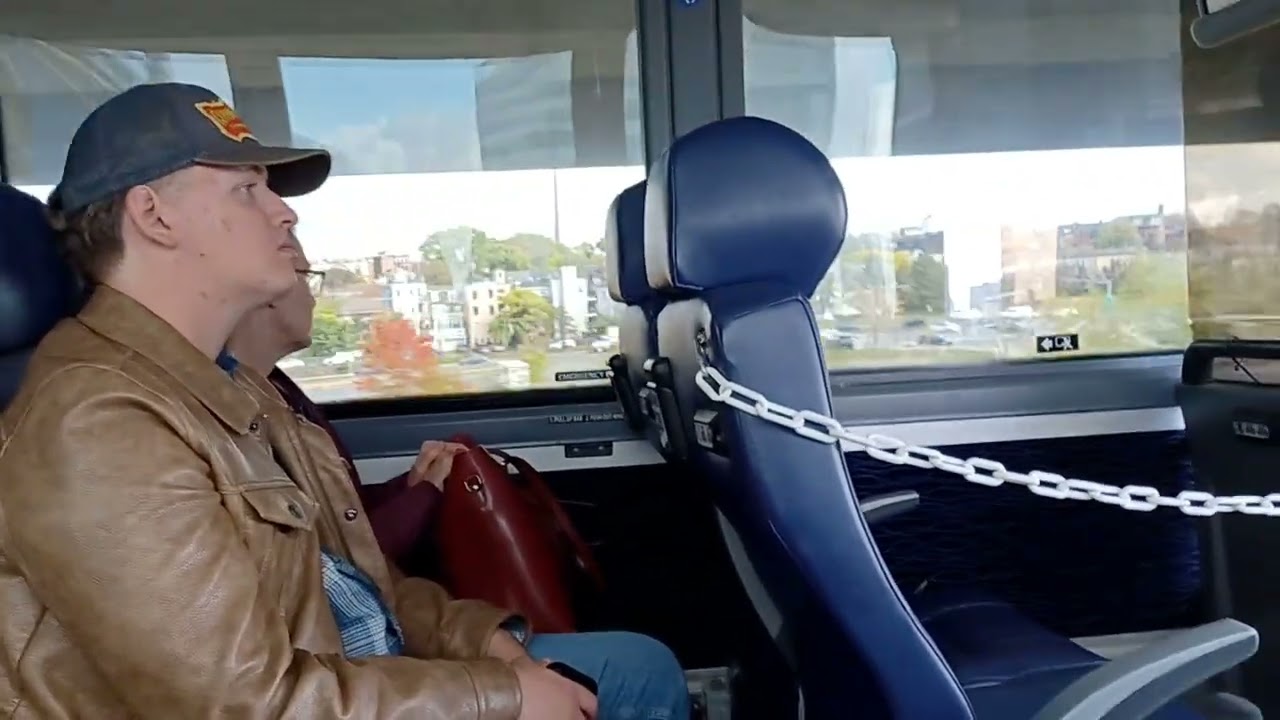 ARRIVING IN BOSTON BY BUS. (October 22nd, 2025) 