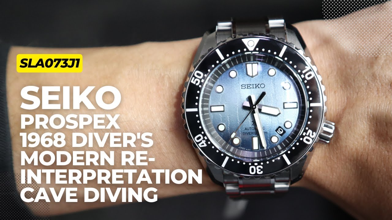 Seiko Prospex 1968 Diver's Modern Re-interpretation Cave Diving SLA073J1 SLA073