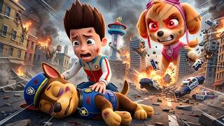 Chase?! Please Wake Up, Chase! - Sad Story | Paw Patrol Ultimate Rescue | Rainbow 3