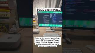 Series of iOS apps 80/20 #iosapp #swift #xcode #pareto #development #iosdevelopment #code #ios #app