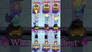 Wizard + Evo Wizard + Hero Wizard + Clone Spell 🔥 Who Is The BEST? | Clash Royale @ClashRoyale