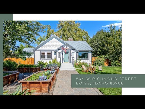 804 W Richmond Street, Boise, ID home video tour