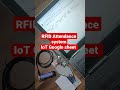 RFID attendance system Google sheet