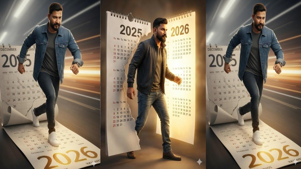 Trending Happy New Year 2026 Photo Editing Prompts @NewTechAbhishek