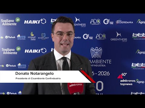 Video Riciclo, Notarangelo (Cisambiente Confindustria): Non più semplice gestione dei rifiuti, ma una