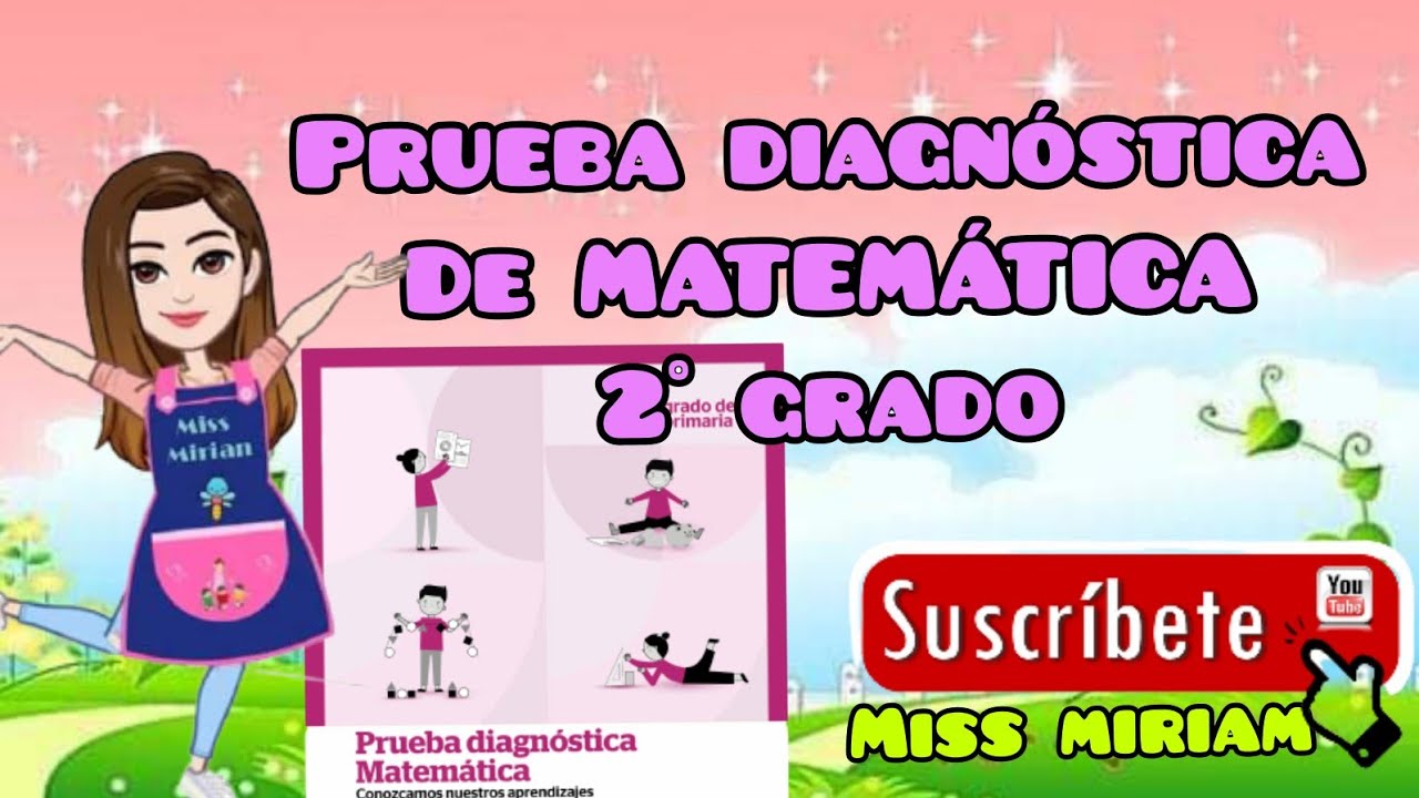 PRUEBA DIAGNÓSTICA DE MATEMÁTICA 2°GRADO- KIT DE EVALUACIÓN - YouTube