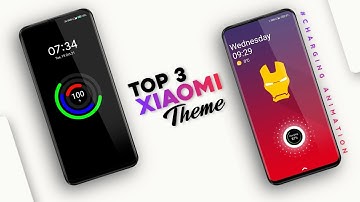 Top 3 Miui 12 Premium themes | New themes | Miui 12 Charging Animation | Dark Xiaomi theme