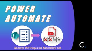 How To Remove Pages From Sharepoint List Attachment Pdfs Using Power Automate