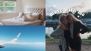 MOVING ACROSS THE WORLD AT 18! pack with me + move with me!