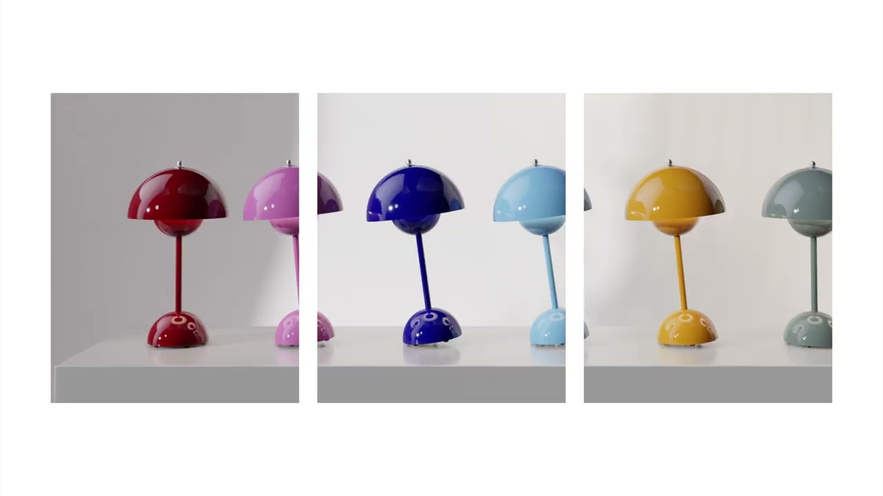 Buy the &Tradition VP3 Flowerpot Table Lamp at