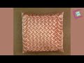 Cojín Drapeado Entrelazado - Capítulo 1 de 1 Almofada Capitone-Smocking Cushion-Manipulation Fabric