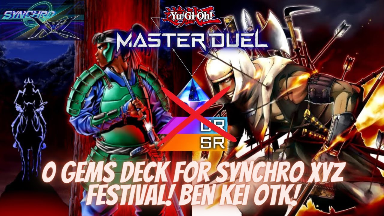 0 GEMS DECK FOR SYNCHRO x XYZ FESTIVAL! NO UR/NO SR BEN KEI OTK DECK