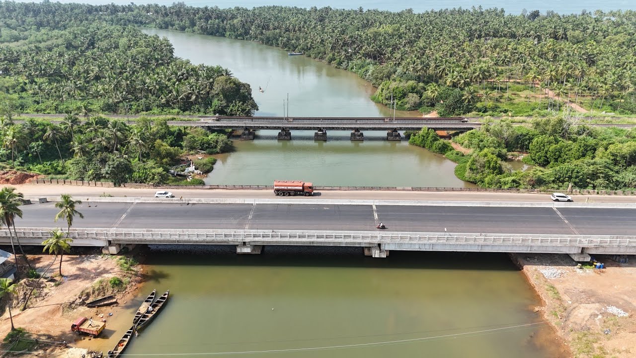 NH66 KASARAGOD /മൊഗ്രാൽ പാലം ഗതാഗതത്തിന് തുറന്നു കൊടുത്തു