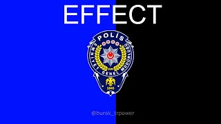 Polis Işığı Efekti Mavi Kırmızı