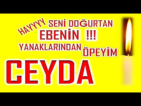 İyi ki Doğdun Ceyda İsme Özel Komik Doğum Günü Şarkısı