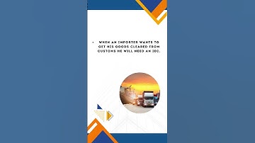When is IEC (Import Export code) required? | DialEzee