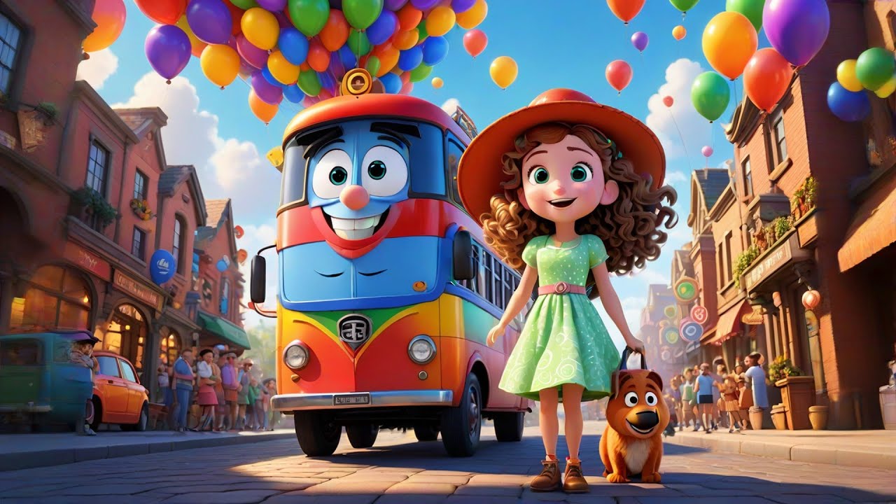 Rainbow Candy Bus — Sweetest Ride Ever! | Colorful Kids Song | Fun Candy Adventure Rhyme