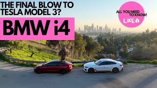 BMW i4 vs TESLA model 3 | The final blow to the Tesla Model 3?