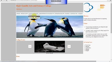 College Website Management System - ASP.NET with C# Project