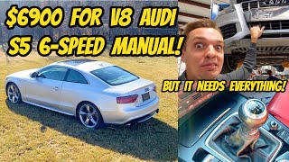Buying the last CHEAP German performance coupe (Audi S5 V8 6-Speed) but EVERYTHING IS BROKEN