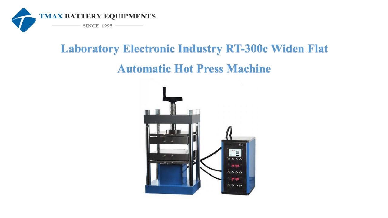 Laboratory Electronic Industry RT300c Widen Flat Automatic Hot Press Machine YouTube