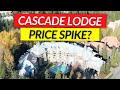 Why have prices spiked at the cascade lodge in whistler village