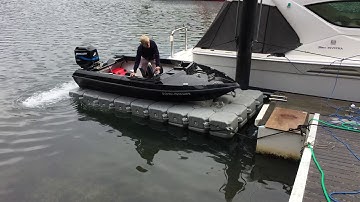 Driving off a Floating Dry Dock - Quick Dock