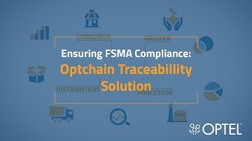 Optchain Traceability Solution for FSMA Compliance
