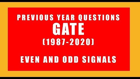 Lecture 8: GATE PYQ