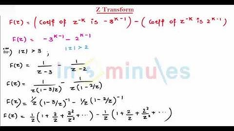 M6 | 21 | Z transform (only for Computer/IT)_IZT Partial fraction method -(Part_1)_(Part_3)
